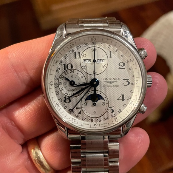 **SOLD** Longines Master Collection Moonphase Chronograph - Picture 2 of 10